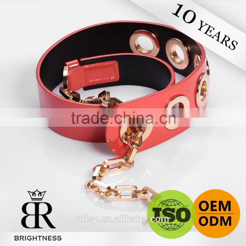 Decorative waist chain belly ladies belt custom made belts
