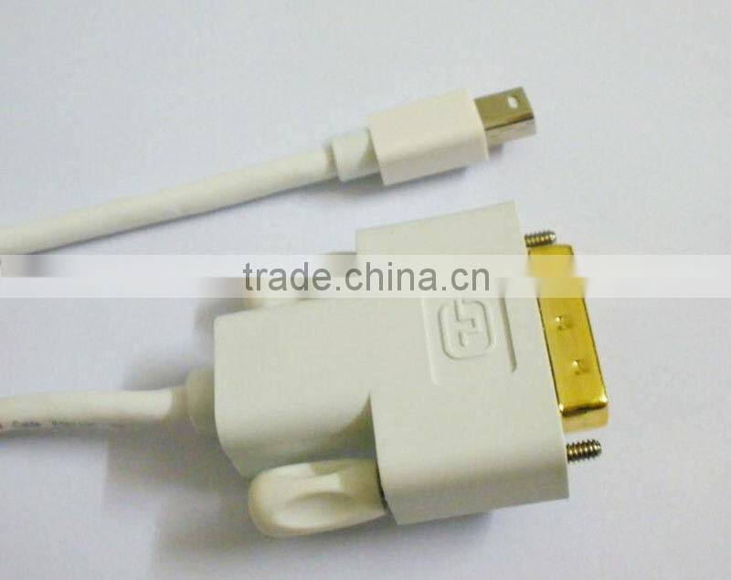 6Ft Thunderbolt Mini Display Port DP to DVI male Adapter Cable