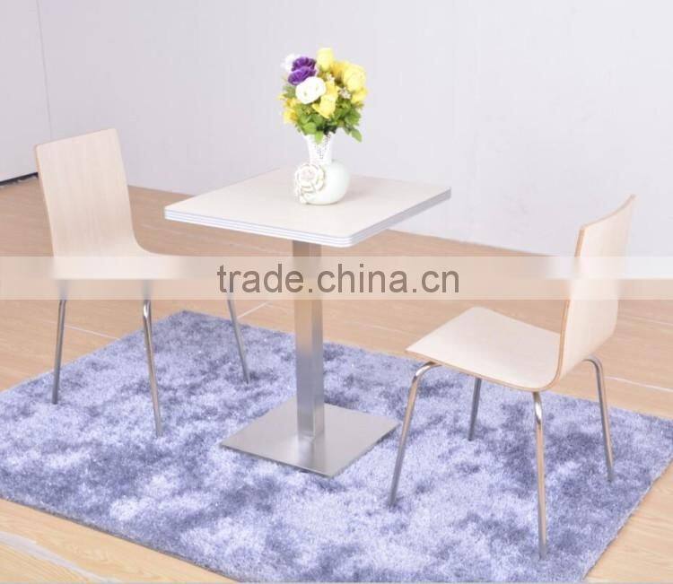 Square Restaurant Table 2 Seats Romantic Design (FOH-NCP15-15)