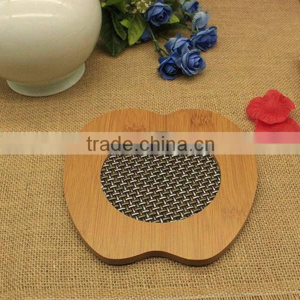 Slip insulation mat bamboo mat bowls mat bamboo pot cutlery