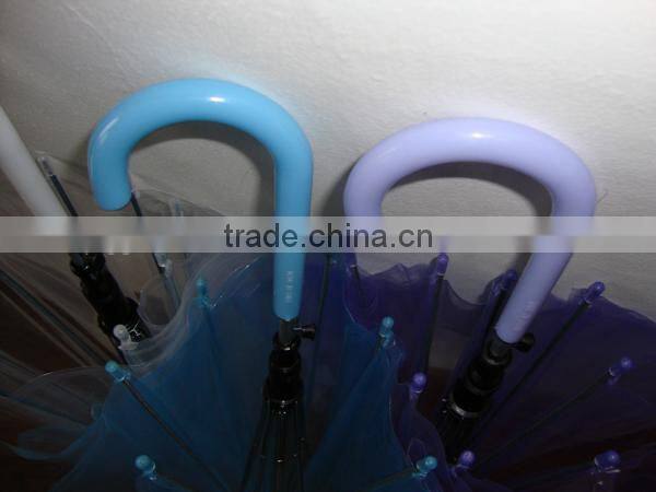 21" Cheap POE Transparent Umbrella