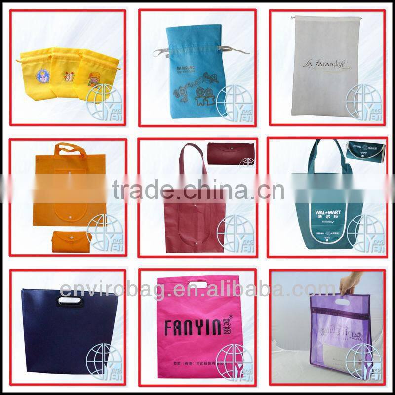 Custom made pp non woven eco handle shopping bag