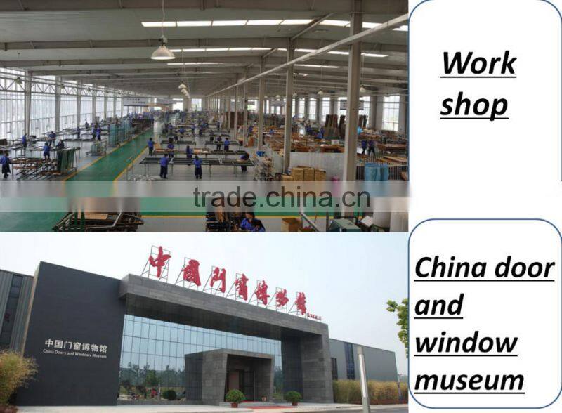 Solid wood built-in grill open outward with true mullion double glazed window