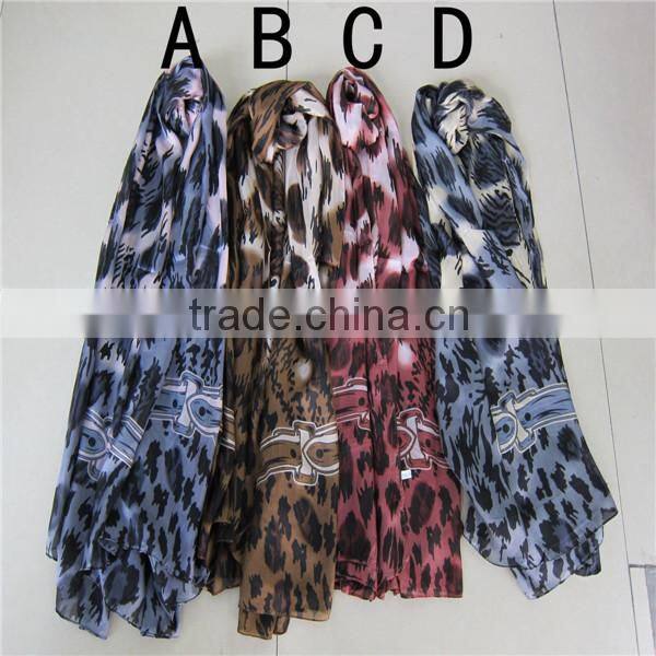 Hangzhou flower printed silk scarf 110*180cm silk scarf twill