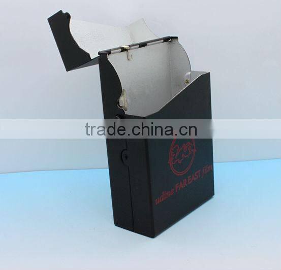 Hot selling automatic cigarette case with lighter windproof lighter/cigarette case with usb lighter