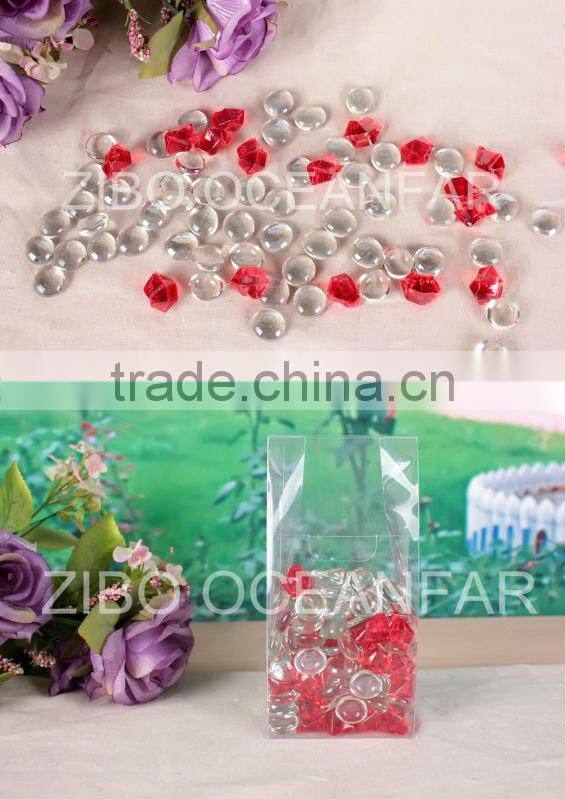 Round glass gems,acrylic beads for decoration