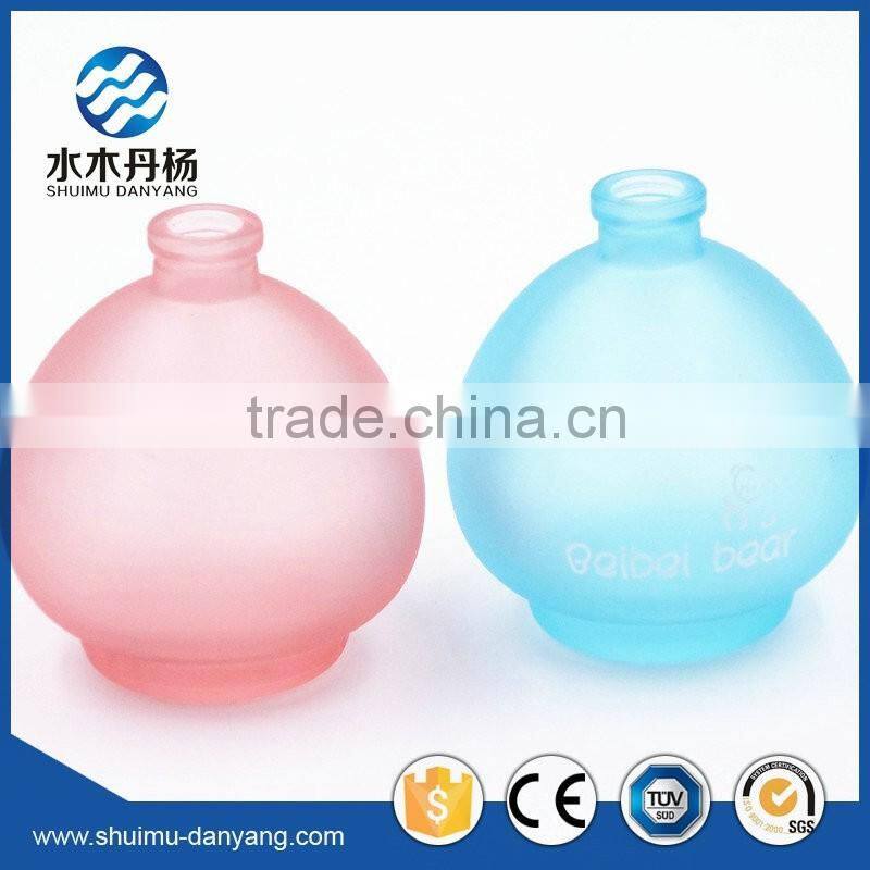 Unique 50ml round glass perfume bottle