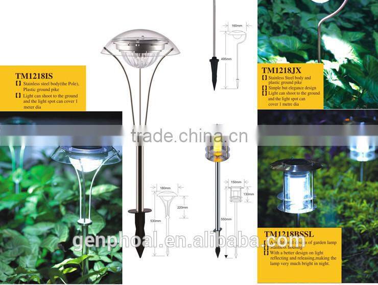 Ex-factory price hot salse IP44 Solar Spike light solar grave light christmas lights spike