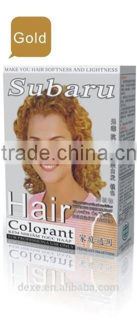 Subaru professional hair color cream