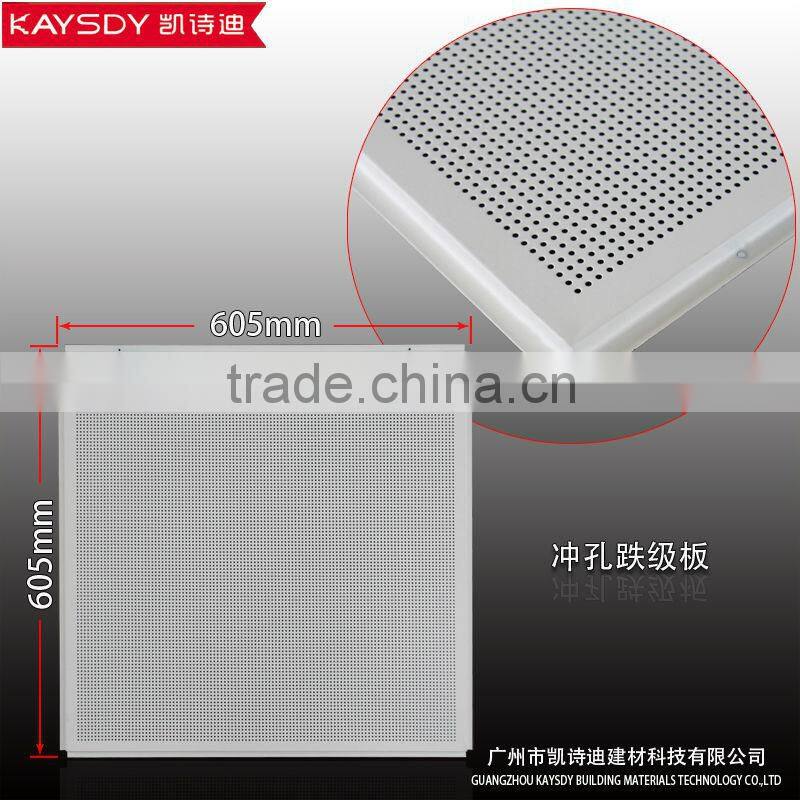 waterproof material lay-in square aluminium suspended ceiling