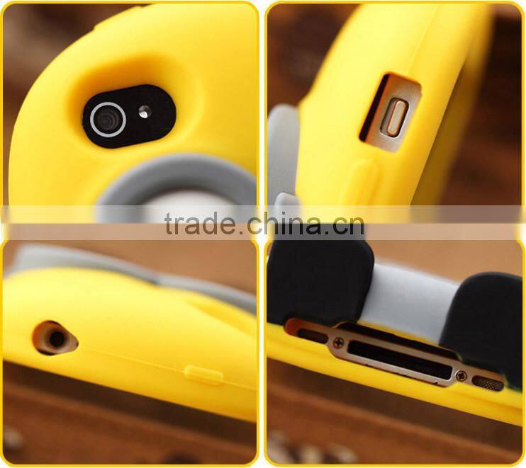 Hot selling soft silicon 3D cartoon case for samsung s5 case