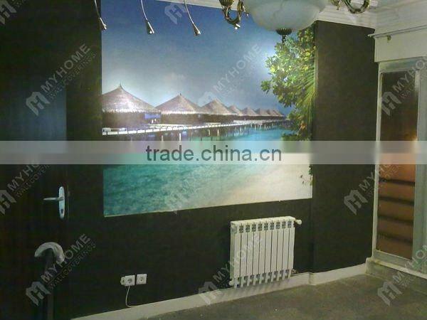 (L00005)living room 3d high end glitter vinyl wall mural