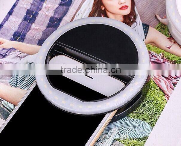 36pcs bright LEDs ring LED selfie flash light for iphone LED Universal Circle Selfie Ring Light For mobile phone