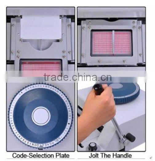 new model embosser machine for pvc card