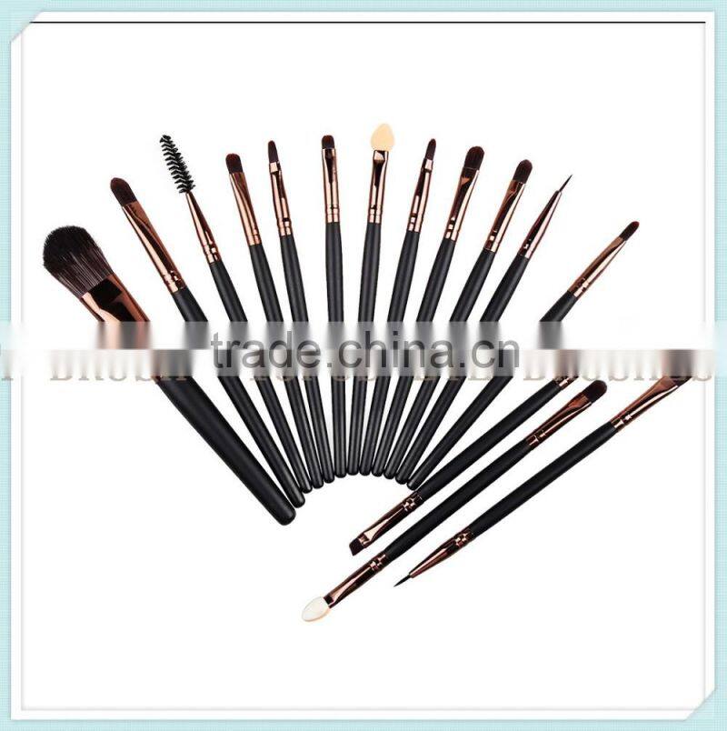 Professional 15pcs Makeup Brushes Set EyeShadow Eyeliner Eyebrow CosmeticTool Kits Make up Powder Foundation Lip Blending Brush