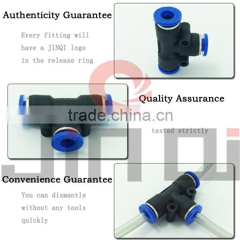 alibaba china pneumatic tee plastic joint