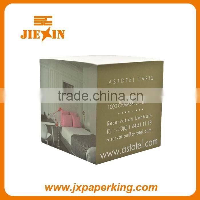 Logo printing custom office desk block memo cube