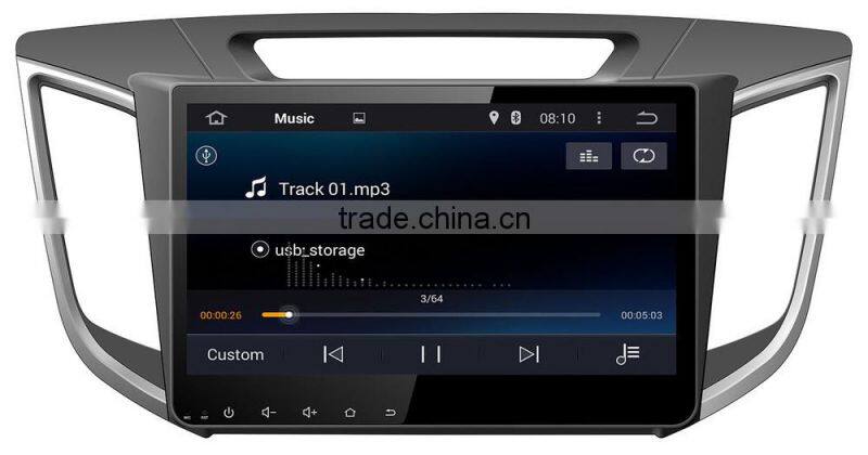 NEW HOT SELL radio multimidea system car dvd for Hyundai Android4.4.4 up to 5.1 OBDII 1.6GHz MCU 3G WiFI