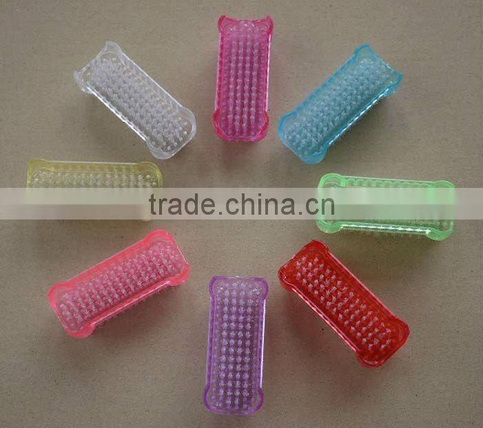 plastic nail cleaning brush set