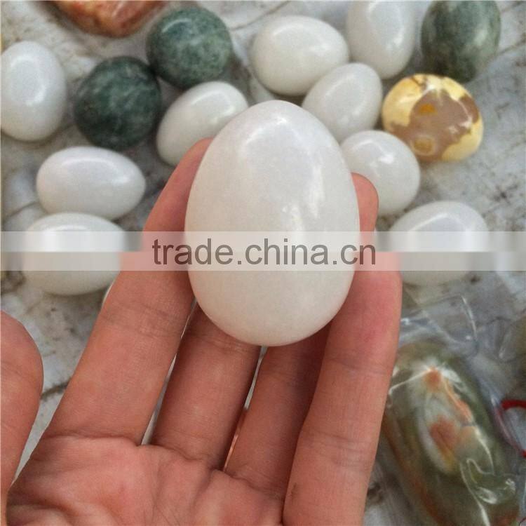 Natural Polished Crystal Stone Jade Yoni Egg For Sale