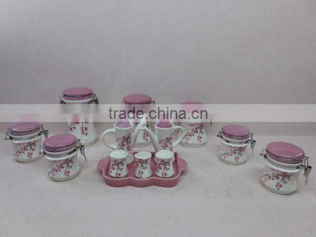 Decorative DFC Ceramic Teapot for Home Using