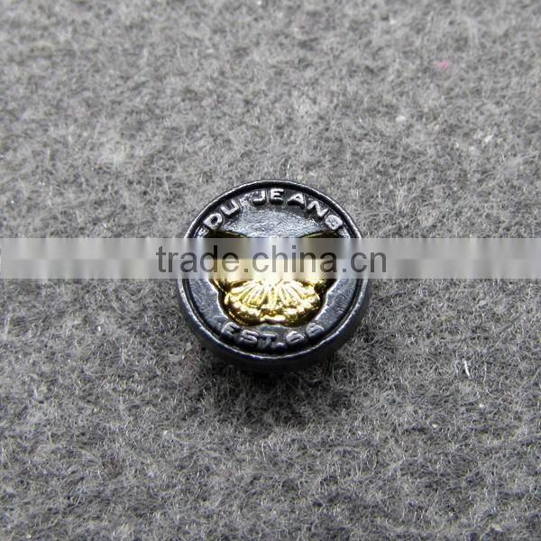 New fashion butterfly jeans button