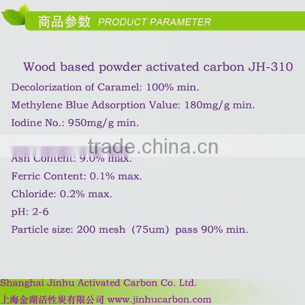 Powder Activated carbon for Sugar decoloring