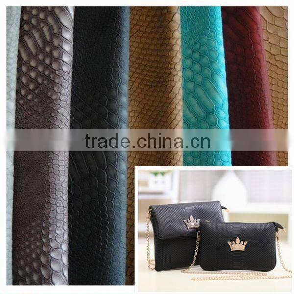 2014 new design PVC leather for handbag sofa and chair usage