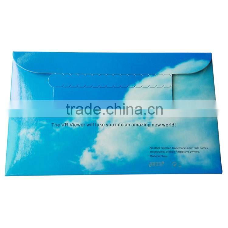 Cheap Google Cardboard VR One-Piece for 3d Glasses Virtual Reality Glasses OEM Brand Custom Christmas Gift Product Promontion