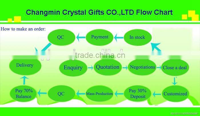 Crystal Desk Clock With Crystal Base For Table Decoration