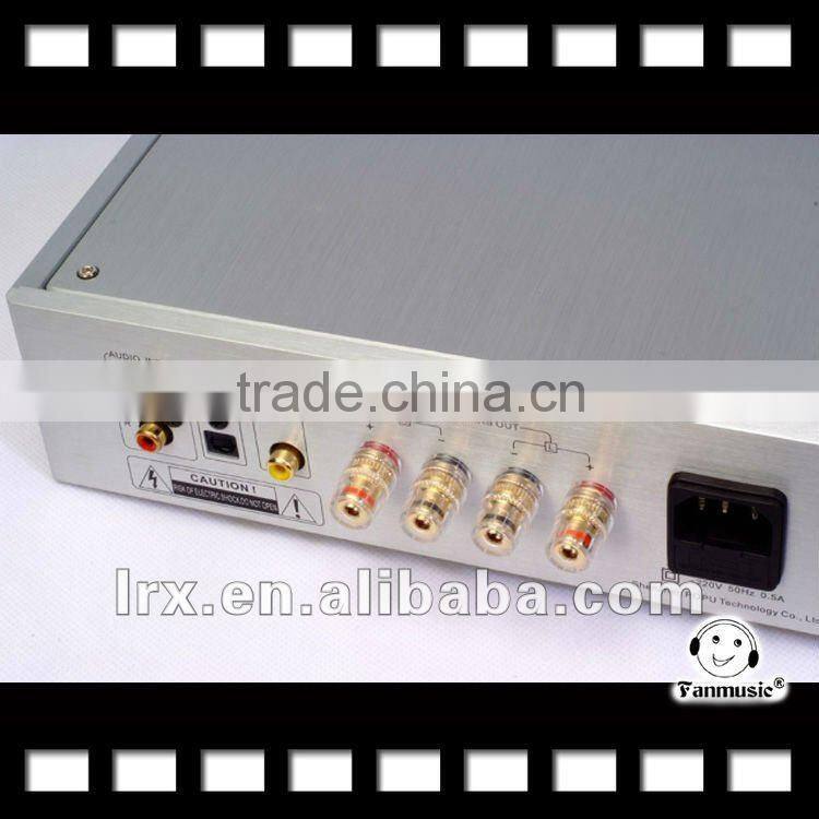 LONG GREEN D5 HIFI digital amplifier coaxial input 21BIT 192KHZ & Remote control Silver