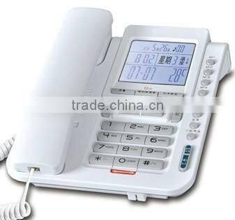 PBX Corded Telephone,Analog Phone, FSK/DTMF Caller ID Display.