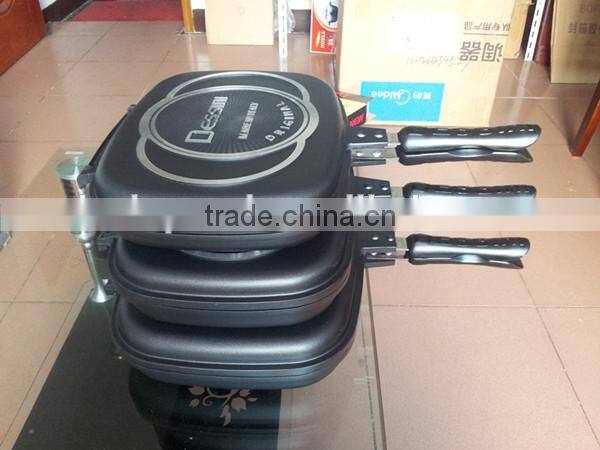 dessini die cast aluminium double sided frying pan