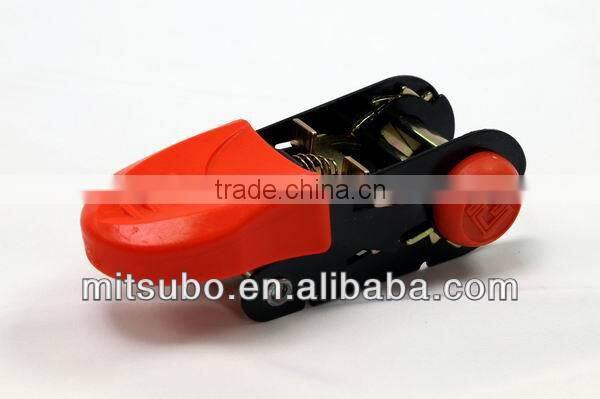 1" PLASTIC/STEEL EASY GRIP RATCHET BUCKLE