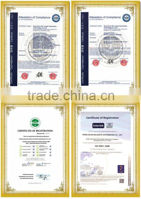 Industrial Cartesian Robot For Injection Molding Machine