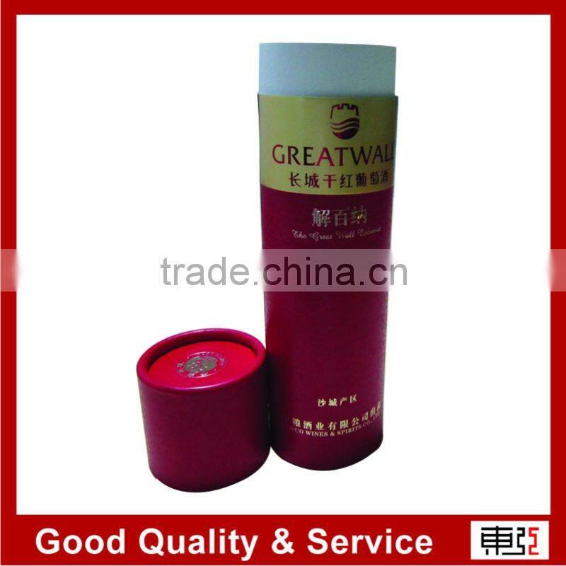 paper tube for wine packing
