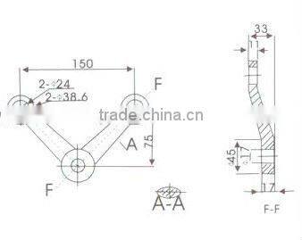 Stainless steel spider-HS041502-90