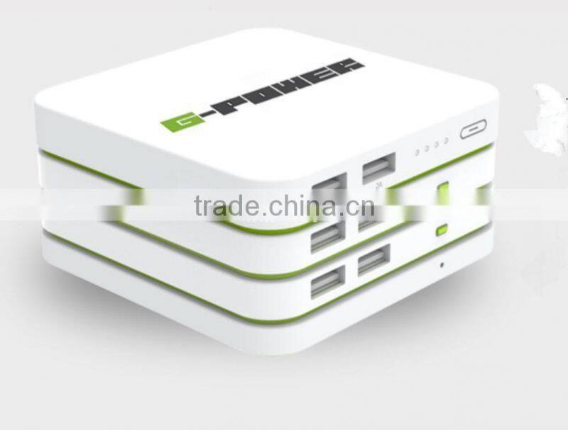 hot new products 2016 restaurant cell phone charging station menu holder power bank 20000mAh