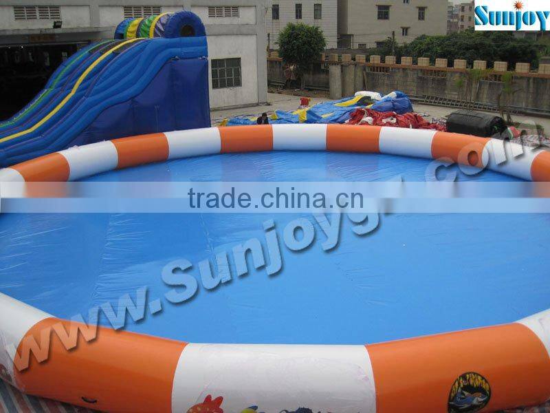 Customized Size inflatable adult swimming pool for sale
