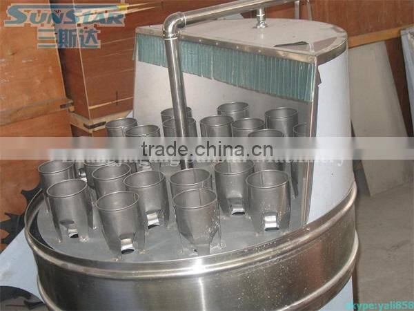 Semi-automatic washing glass bottle machine