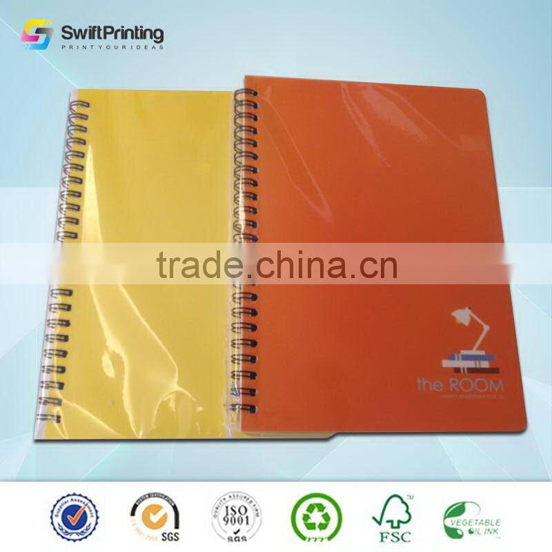 2015 new coming full color notebook customized printing
