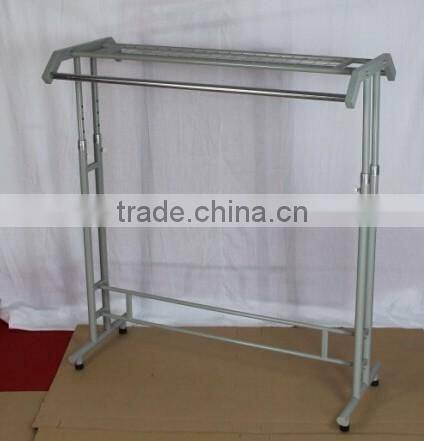 RH-YJ15 Double Poles Luxury Cloth Rack Shop Furniture Garment Display