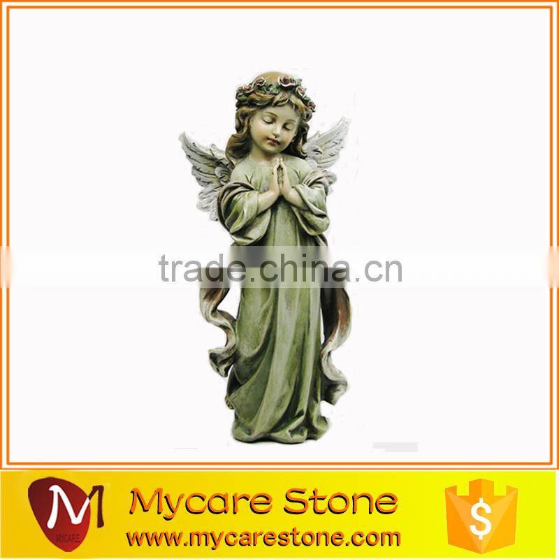 Pretty Praying little angel Stone statues, angel stone sculpture