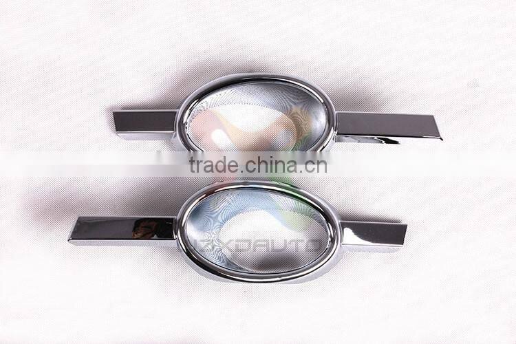 SET FRONT CHROME FOG LAMP LIGHT COVER FRONT FOG LAMP FOR BYD S6