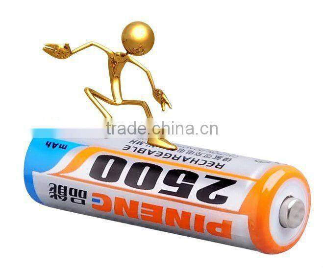 AA 2500mAh Rechargeable Ni-MH Battery