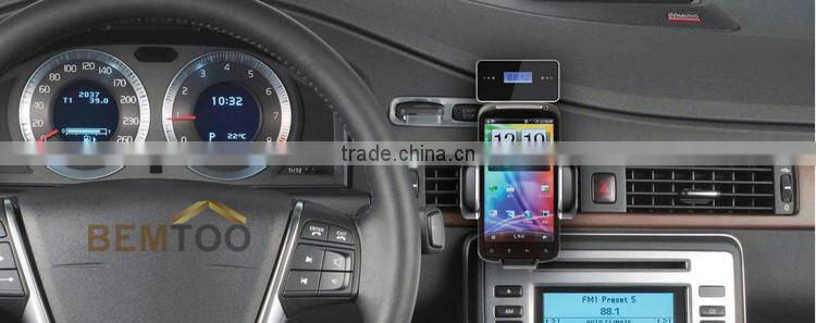 CAR WIRELESS MP3 FM RADIO TRANSMITTER HANDS FREE FOR MOBILE IPAD