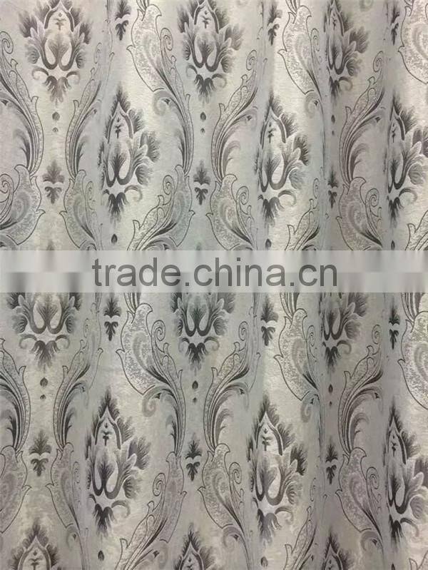 Window curtains design ready made curtains jacquard curtain