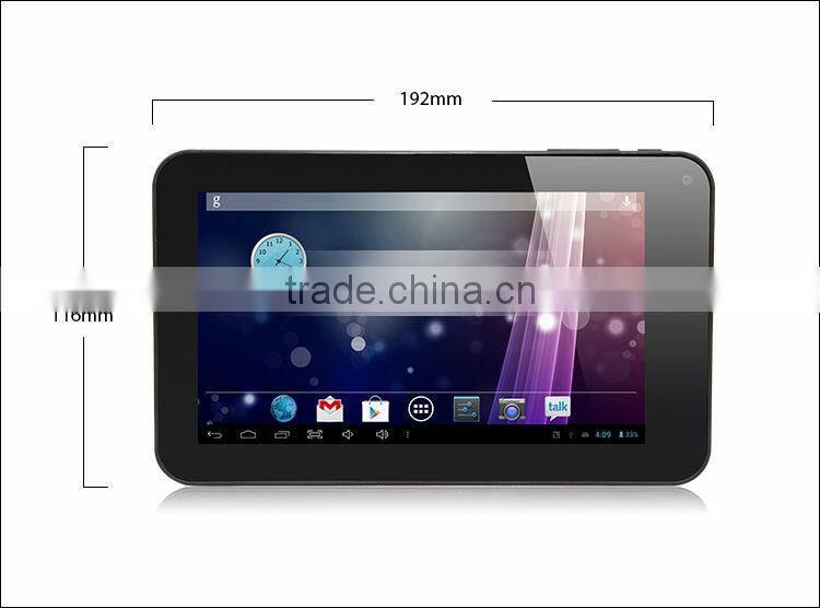 7 inch usb tablet computer with Allwinner A33 Dual Core 1080P USB Host Android 4.4 B