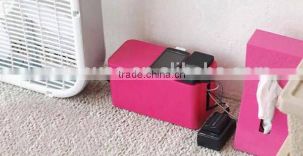 Mini plastic cable storage box