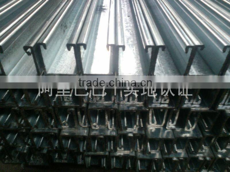 stainless C channel 41*41 with slotted